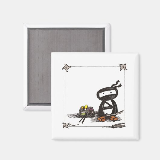 Pen Ninja Magnet (Vorderseite/Rückseite)