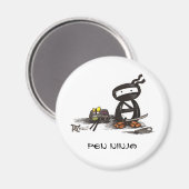 Pen Ninja Magnet (Vorderseite/Rückseite)