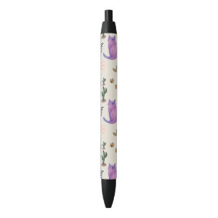 Pen Office and School Cat Fish Paws Cactus Meow Kugelschreiber