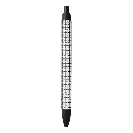 Pen Office and School Pen Black Squares Kugelschreiber (Vorderseite Vertikal)