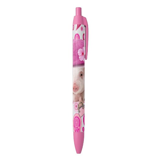 Pen Office and School Pen Pink Pig Herz Kugelschreiber (Unterseite (Vertikal))