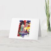 Pen Pal Birthday Card mit Händen schreiben Happy B Karte (Rückseite)