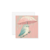 Pen Pal Pals: Gruß von Vögeln Mitteilungskarte (Vorderseite/Rückseite Beispiel)