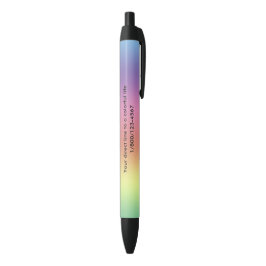 Pen - Regenbogenfarben zum Personalisieren Kugelschreiber