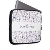 Pen Strokes Abstraktes Skript Laptopschutzhülle (Vorne Rechts)