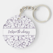 Pen Strokes Abstraktes Skript Schlüsselanhänger (Rückseite)