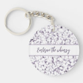 Pen Strokes Abstraktes Skript Schlüsselanhänger (Vorderseite)