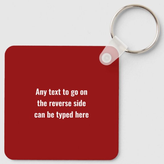 Pen Testing - Red Team - Faceless Hacker Logo Schlüsselanhänger (Rückseite)