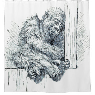 Pen/Tinte Art Jugend-Filmfestival Duschvorhang