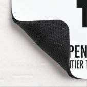 Pen-Tool ist leichter als das Schwert (Mousepad) Mousepad (Ecke)