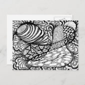 Pen und Ink Postkarte (Vorne/Hinten)