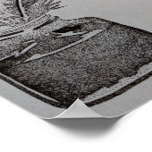 Pen und Tinte, Feder und Tinte, Federstift Poster (Ecke)