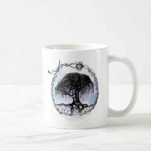Pen und Tinte Goddess Willow Tree Kaffeetasse