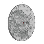 Pen und Tinte Horse.png Dartscheibe (Vorderseite Links)