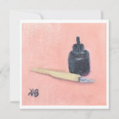 Pen und Tinte Karte (Vorderseite)