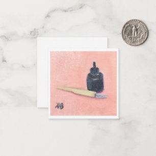 Pen und Tinte Mitteilungskarte