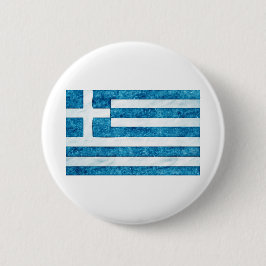 Pen und Tinte - Nationalflagge Griechenlands Button