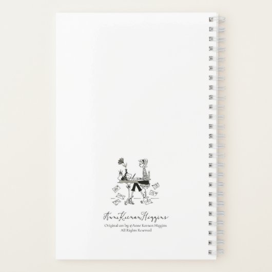 Pen und Tinte Notizblock (Rückseite)