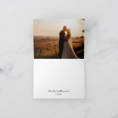 Pen und Tinte Ribbons und Perlen Dankeskarte (Innenseite)