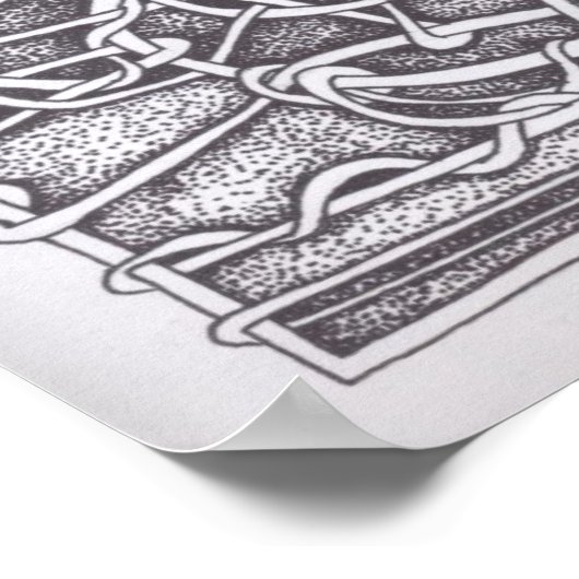 Pen und Tinte Zeichnend : "String" Poster (Ecke)