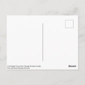 Pen und Tintenbaum zeichnend Postkarte (Rückseite)