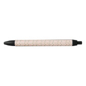 Pen with a light pink floral pattern kugelschreiber (Vorderseite)