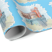 Pena Palace in Sintra, Portugal Geschenkpapier (Rolleneckpunkt)