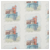 Pena Palace in Sintra, Portugal Stoff (Muster)