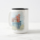 Pena Palace in Sintra, Portugal Zweifarbige Tasse (Vorderseite Links)