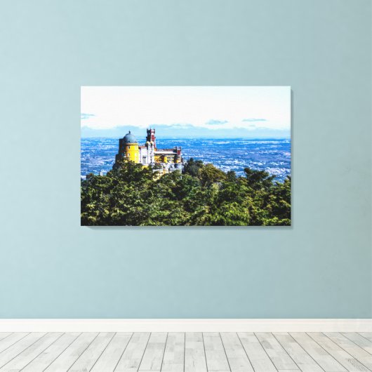 Pena Palace Leinwanddruck (Insitu (Holzboden))