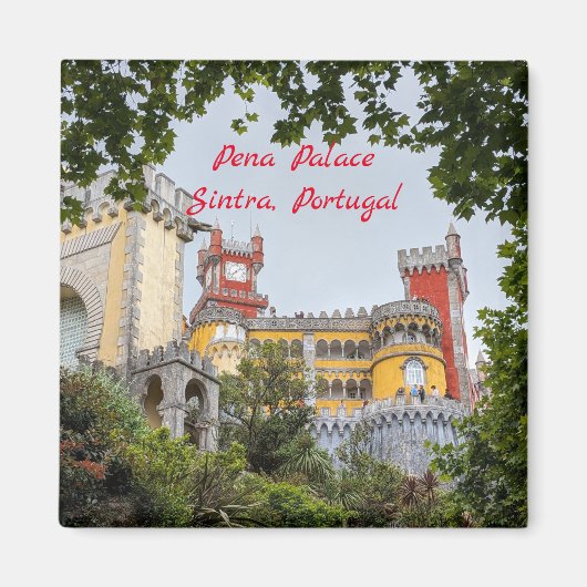 Pena Palace - Sintra, Portugal Magnet (Vorne)