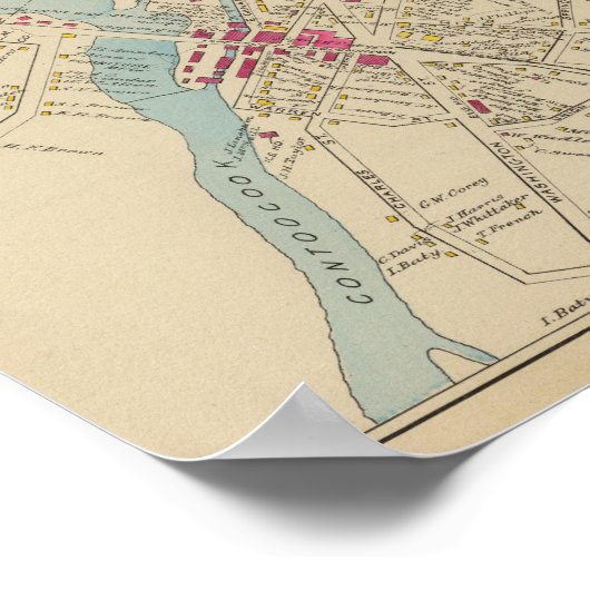 Penacook PO, Chichester Poster (Ecke)