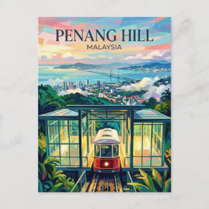 Penang Hill Malaysia Postkarte