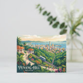 Penang Hill Malaysia Postkarte (Stehend Vorderseite)