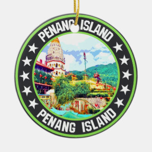 Penang Island Keramik Ornament