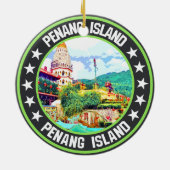 Penang Island Keramik Ornament (Hinten)