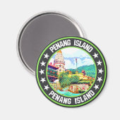 Penang Island Magnet (Vorderseite/Rückseite)