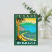 Penang, siehe Malaysia Postkarte (Stehend Vorderseite)