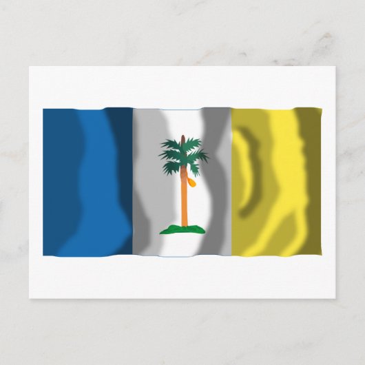 Penang-Wellenflagge Postkarte (Vorderseite)