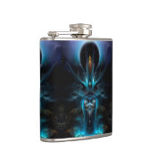 Penapia Fraktal Art Flask Flachmann (Rechts)