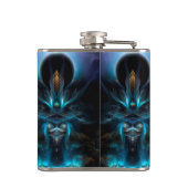 Penapia Fraktal Art Flask Flachmann (Rückseite)