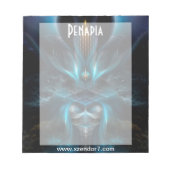 Penapia Fraktal Art Notizblock (Vorderseite)