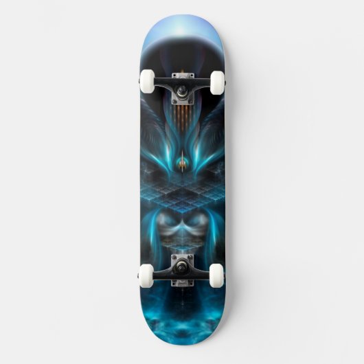 Penapia Fraktal Art Skateboard Deck (Vorderseite)