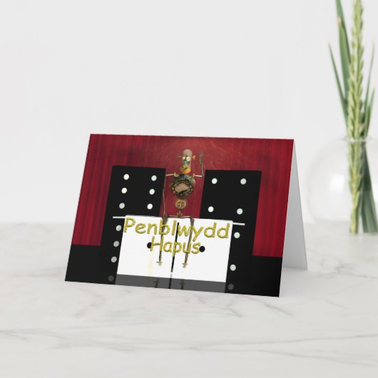 Penblwydd Hapus, alles- Gute zum Karte (Vorderseite)