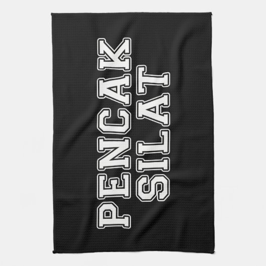 Pencak Silat Geschirrtuch (Vertikal)