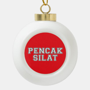 Pencak Silat Keramik Kugel-Ornament