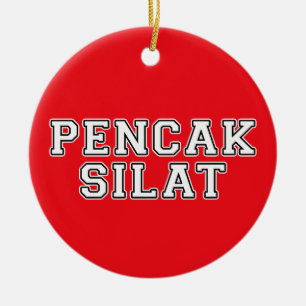 Pencak Silat Keramik Ornament