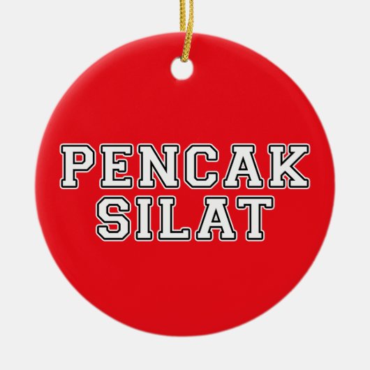 Pencak Silat Keramik Ornament (Vorne)