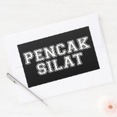 Pencak Silat Rechteckiger Aufkleber (Umschlag)