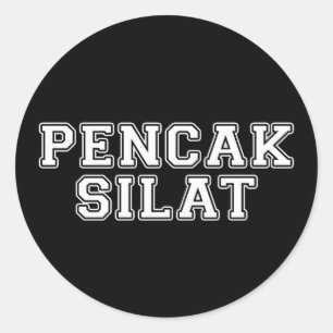 Pencak Silat Runder Aufkleber